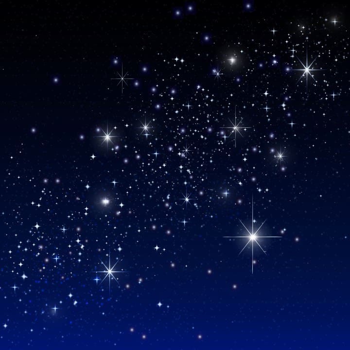 A bright star in a deep blue night sky, representing a career North Star or sense of direction